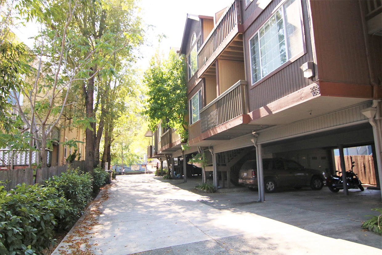 Property driveway and parking